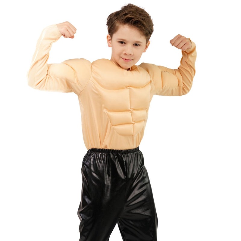 DSplay Kids Boy Muscle Shirt Costume (4-6Y) - Image 1